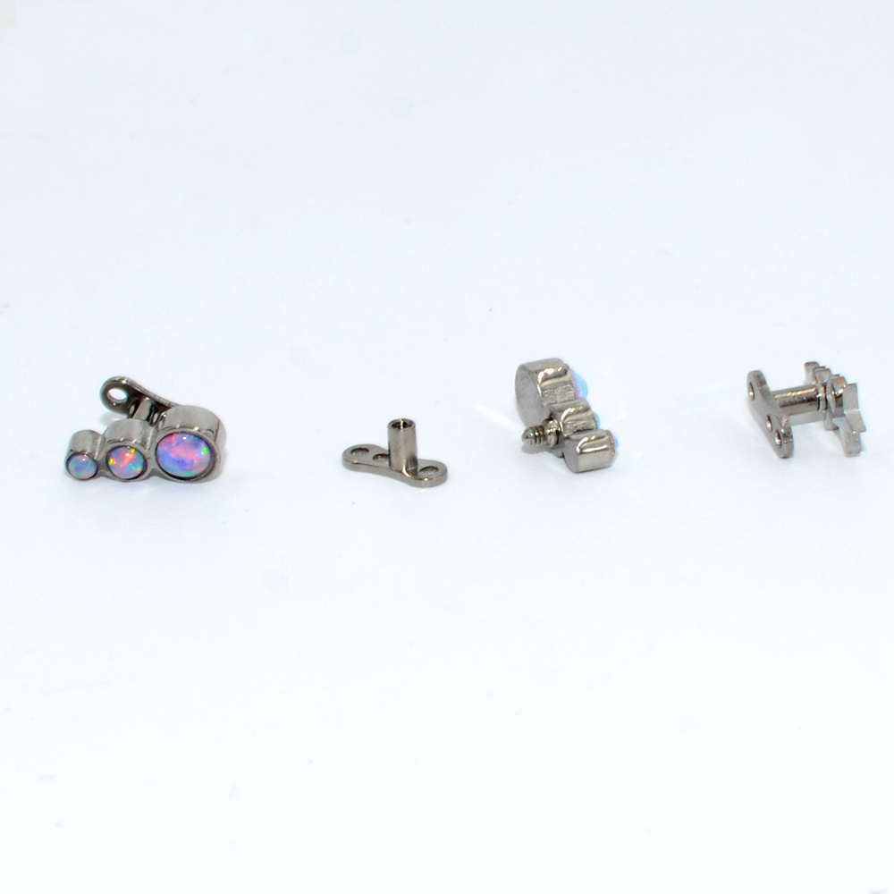 スチール/チタンベースのマイクロダーマアンカーオパール,トリ - Dermal Anchor Top のレビューと価格