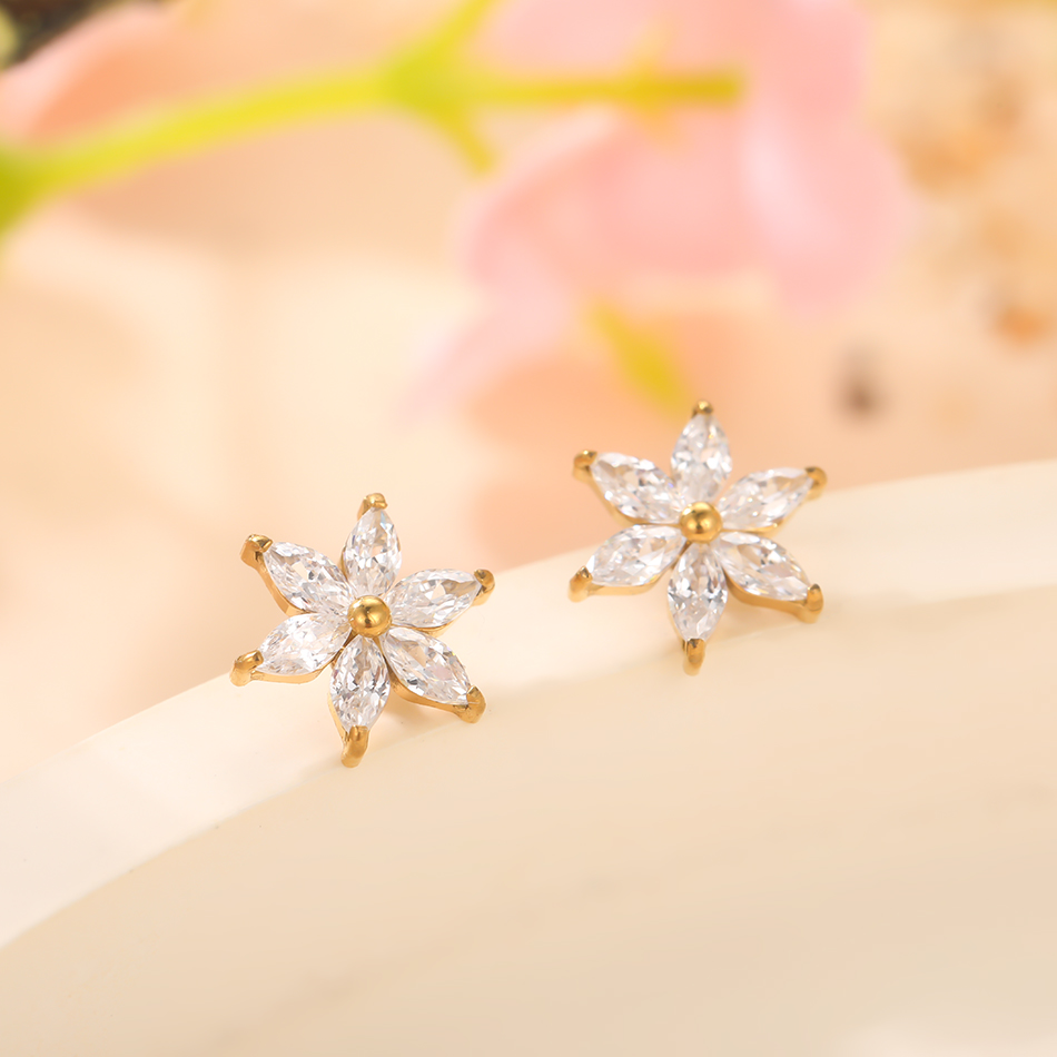 1/5 個チタンクリスタルフラワーダーマルアンカートップエン - Dermal Anchor Top のレビューと価格