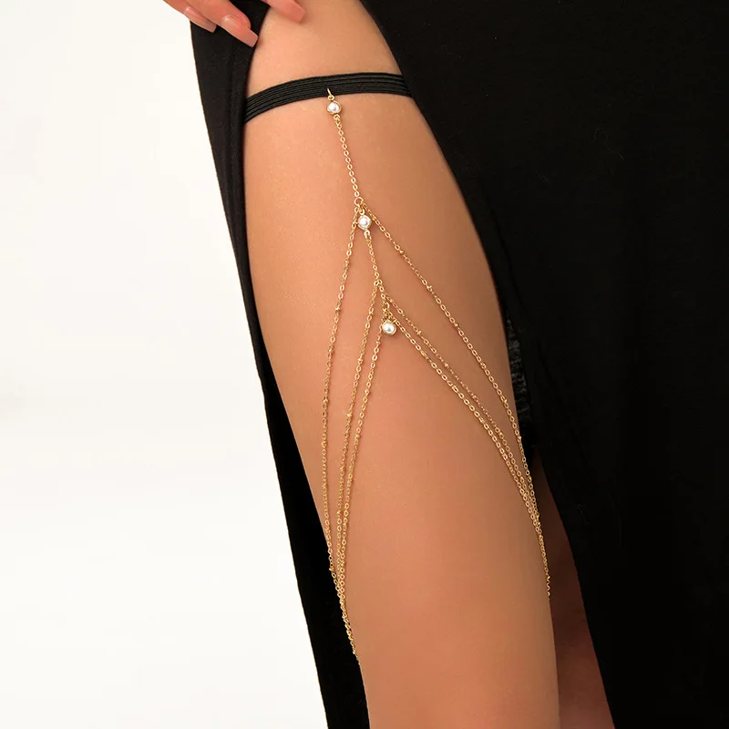 ファッション夏ボヘミアン太ももチェーンシンプルなセクシーなボ - Body Jewelry Sale のレビューと価格