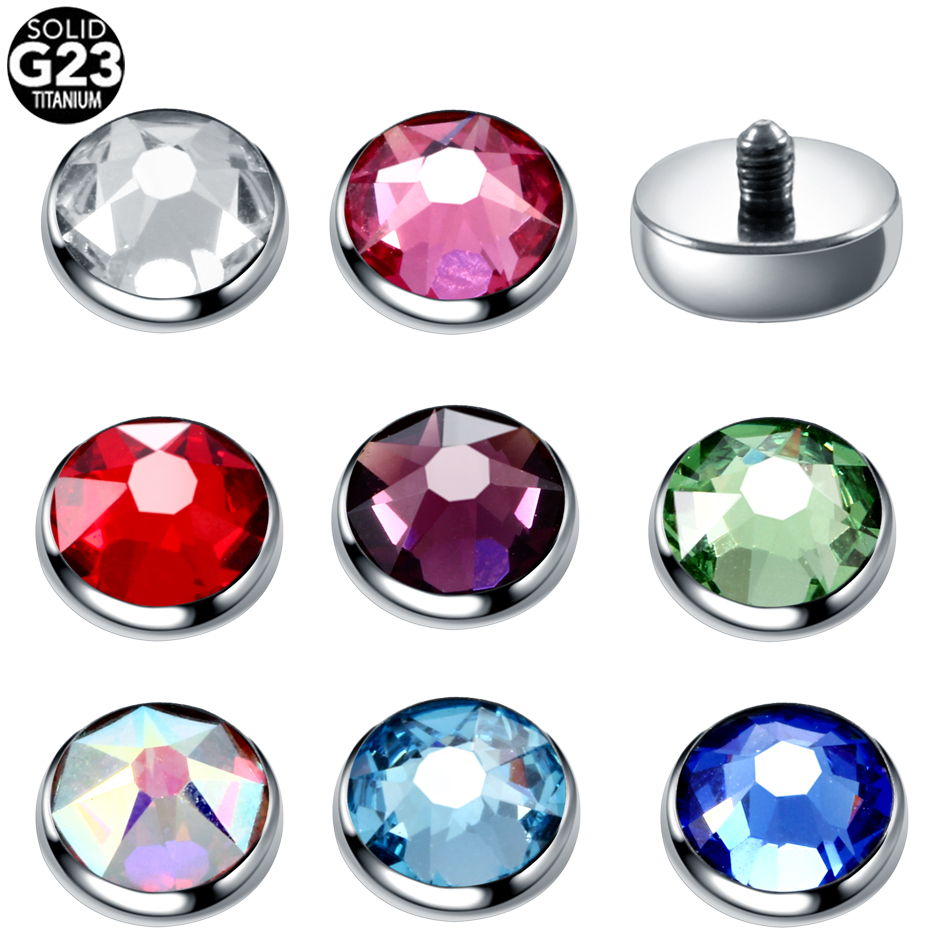 1PC G23 チタンダーマルアンカーベース & トップスス - Dermal Anchor Top のレビューと価格