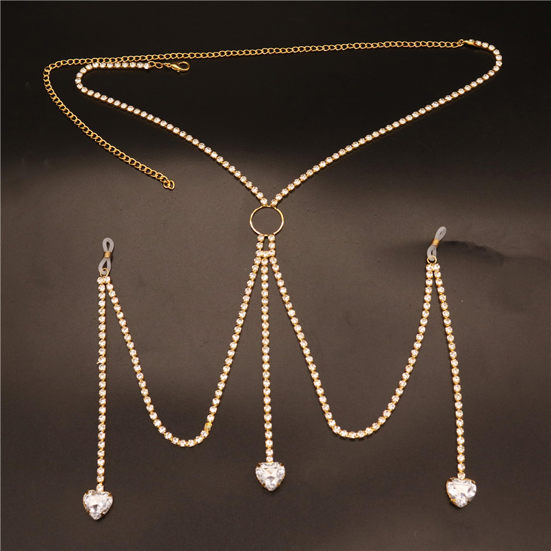 2023 新ファッションホワイトハート乳首チェーン非ピアスア - Body Jewelry Sale のレビューと価格
