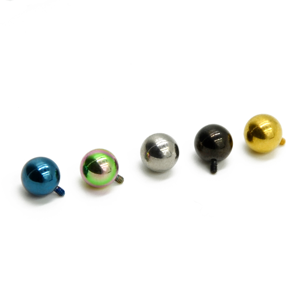 スチールサージカルボール,1ピース,マイクロダーマアンカー, - Dermal Anchor Top のレビューと価格